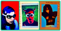 OGD 1994 Hollywood Lost Slide Portraits Series Bumper Stickers