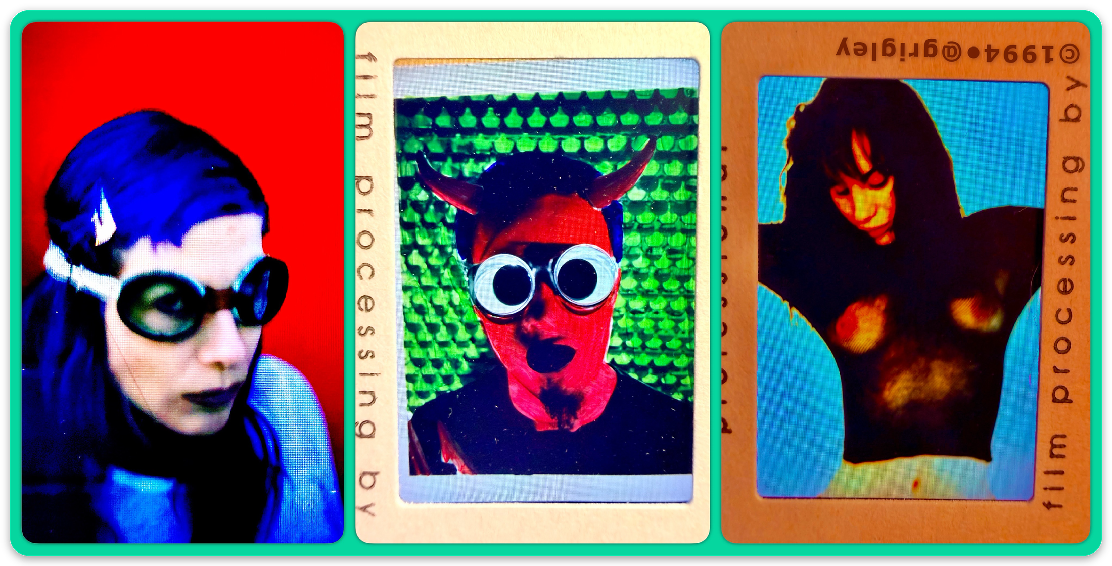 OGD 1994 Hollywood Lost Slide Portraits Series Bumper Stickers
