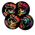 Old Ghosts Designs Gotta Killer Pussy 3" Round Holographic Decals 1994-2023