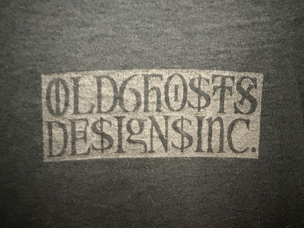 Old Ghosts Vintage "My Dick Is" Perfect Condition Dead-Stock Blk Tee circa 1989