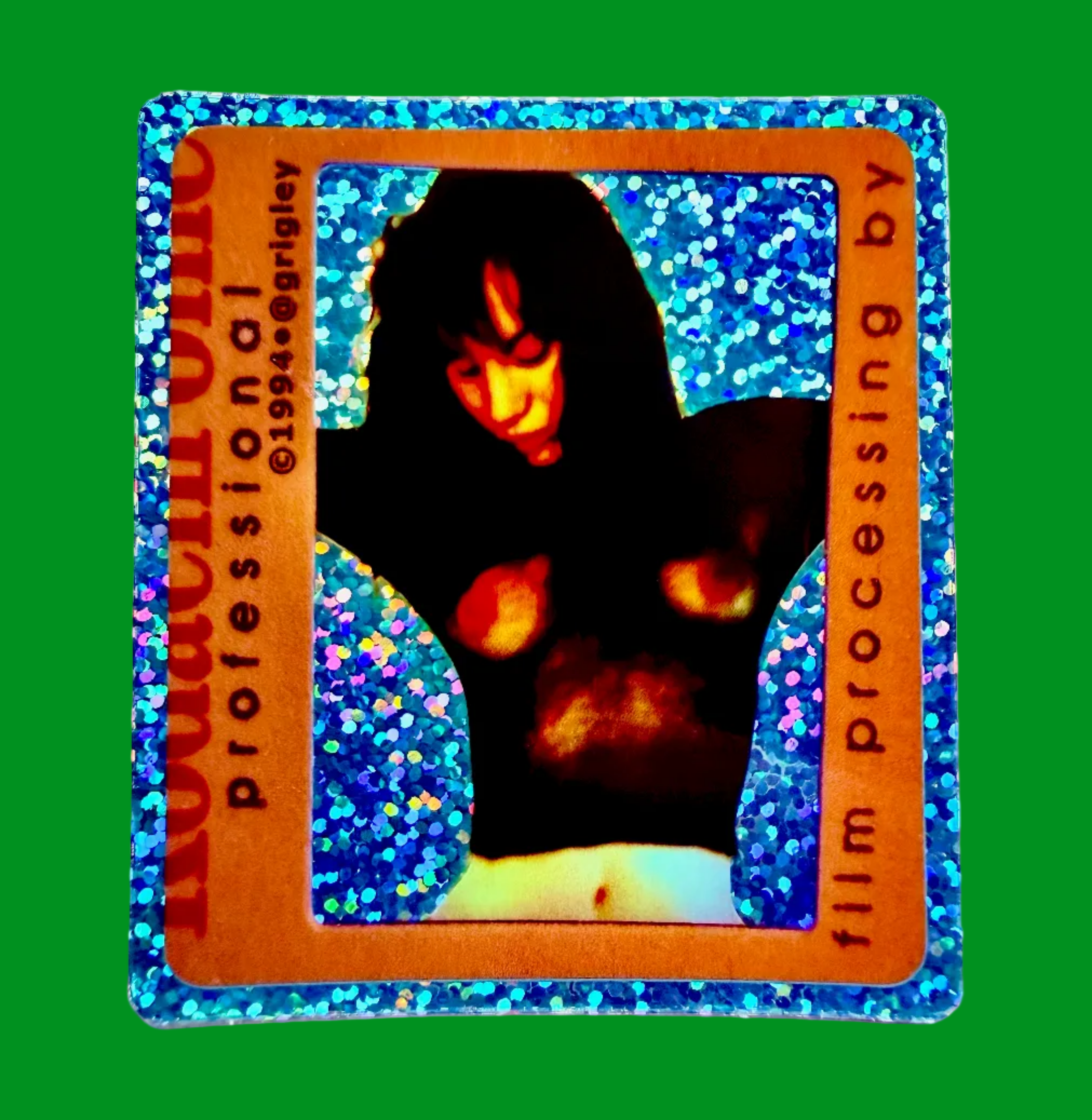 Arty 35mm Film Slide Portrait 1994