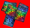 OGD Guns Are Fun Holographic Stickers 1995-2025
