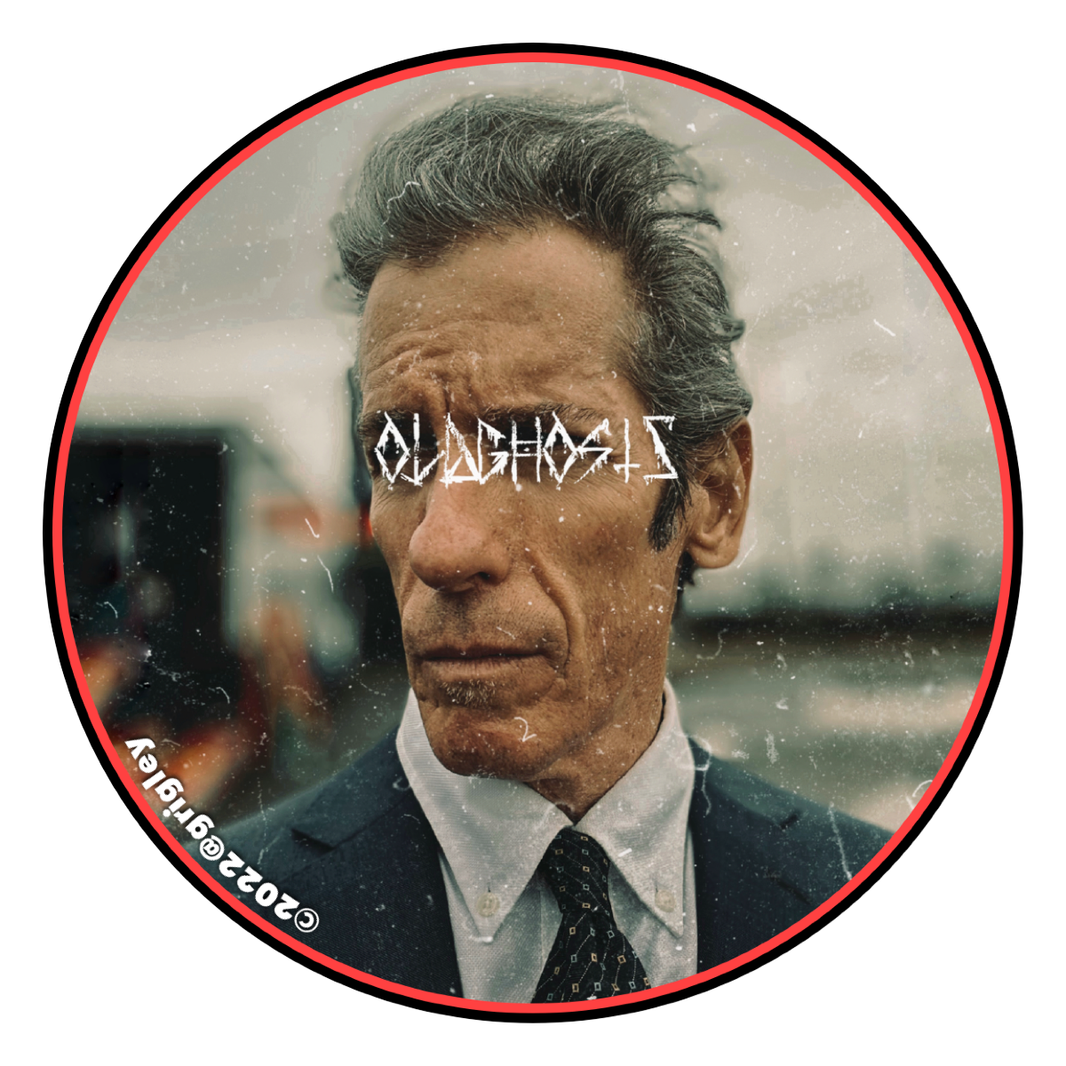 OGD SatanicSuit grigley Round Stickers 2022