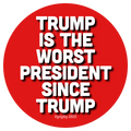 OGD Meme Theft Ring, Inc• The WORST 3" Round RED Stickers 2025