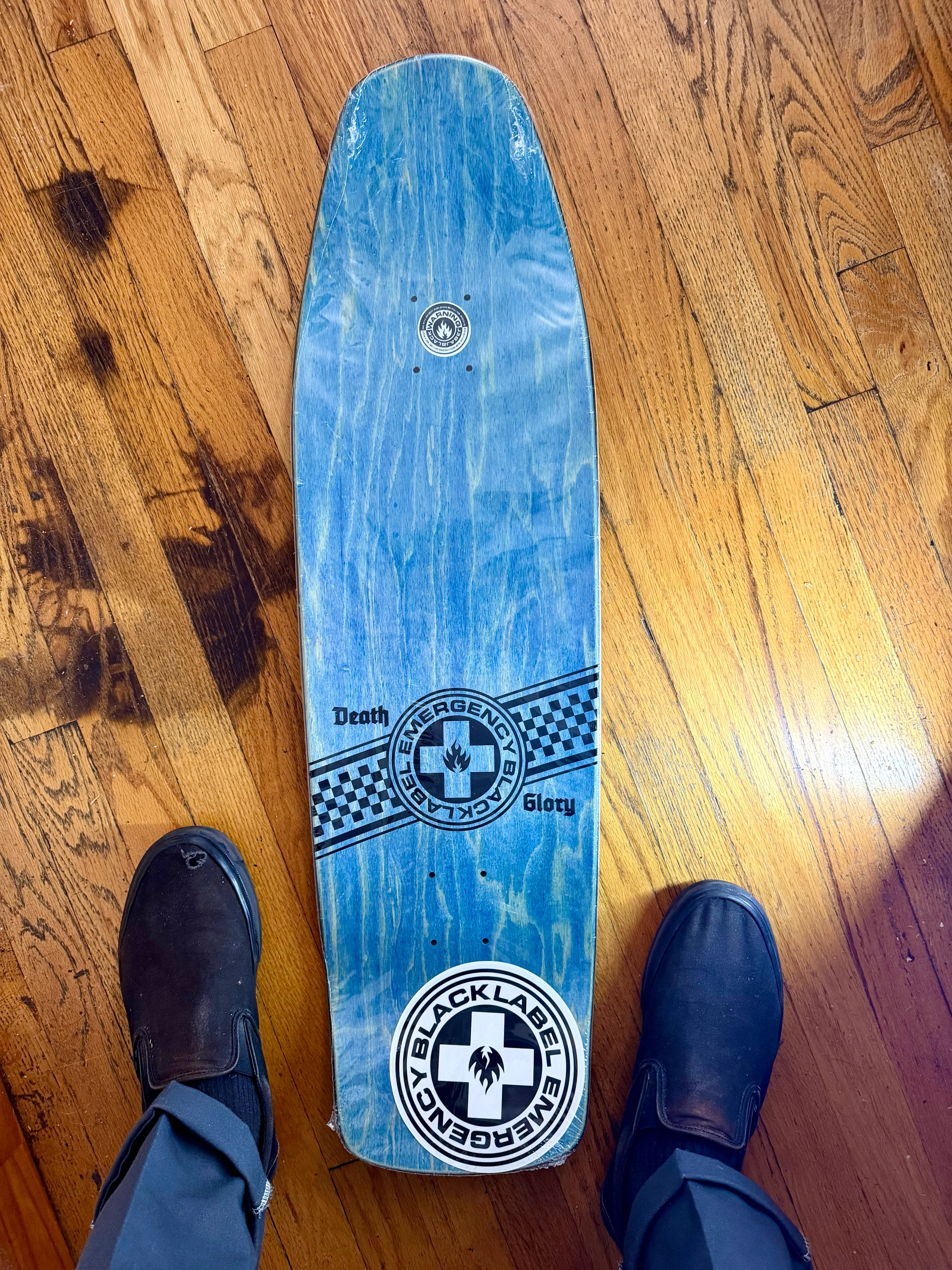 NOS BLACK LABEL 2010 Emergency John A. Grigley What Happens Next Skull Skate Deck