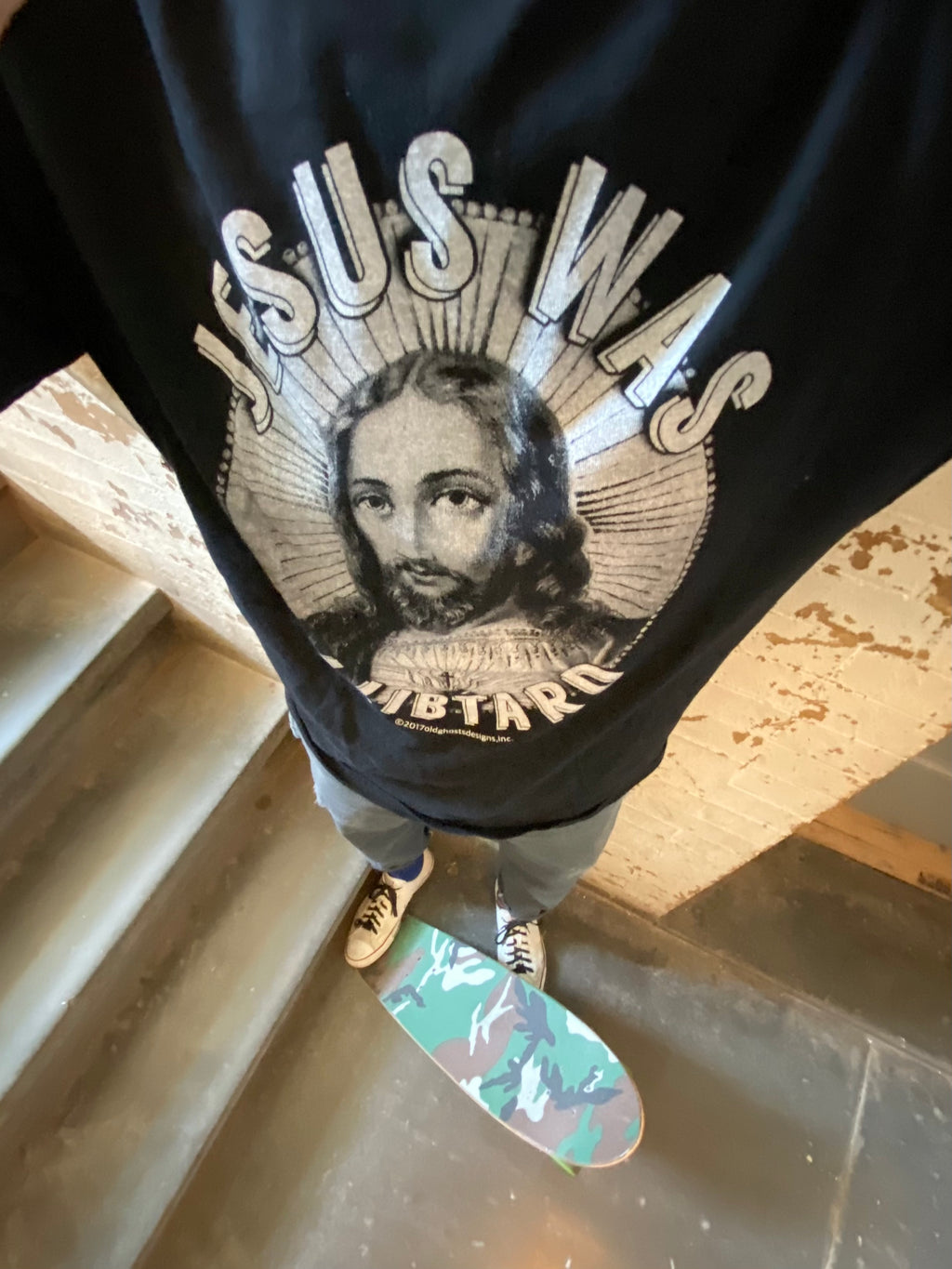Jesus Was A Libtard Black Short Sleeve Tee Shirts 2017