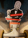 Old Ghosts "Who The Hell Is Art?" Large Die Cut Stickers 1991