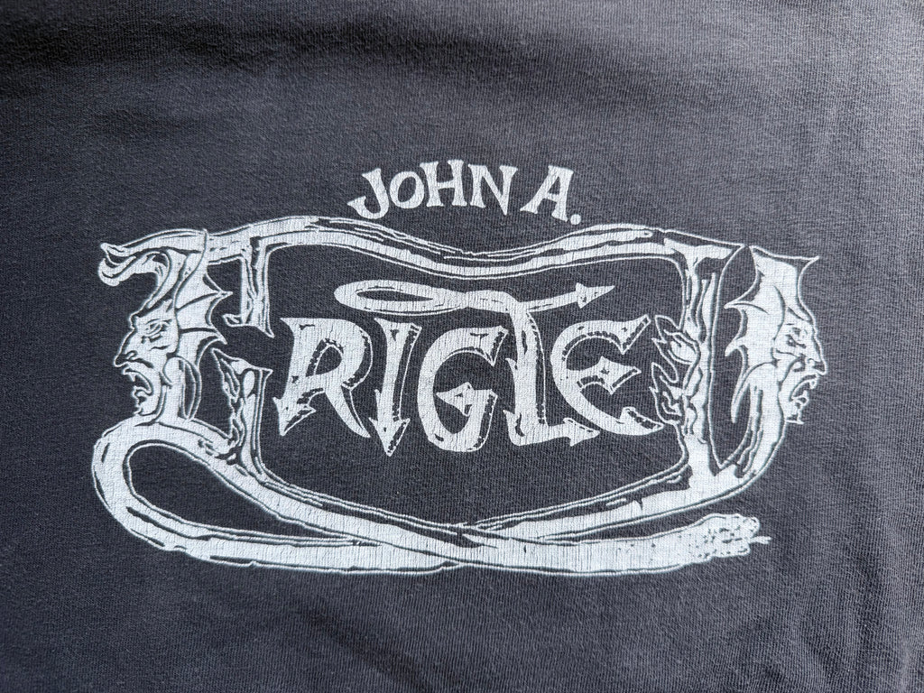 Super Rare Grigley DAMNED Logo Black Tee Shirt circa 1986!