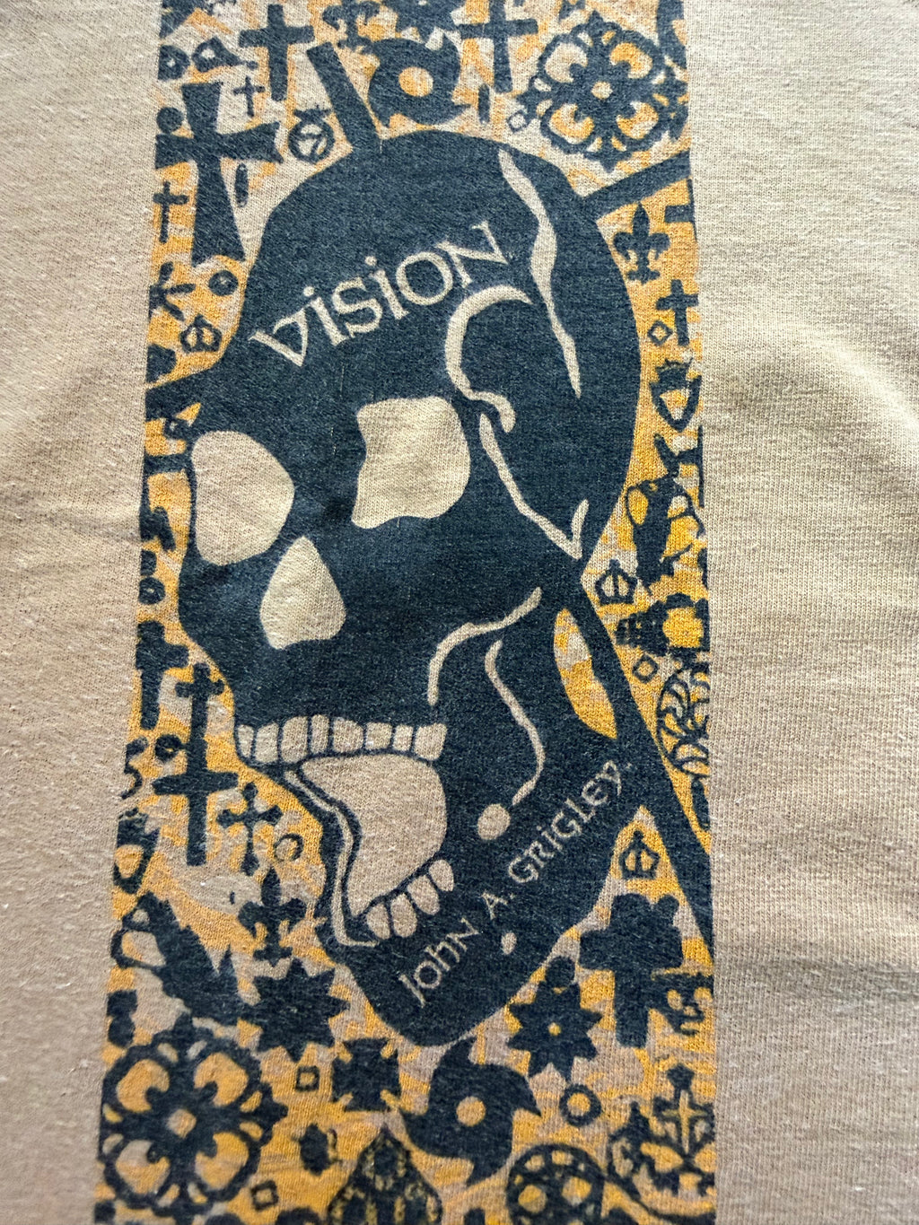 Super Rare Grigley 1987 Pro Model "Guardian 2" Personal Tee Large