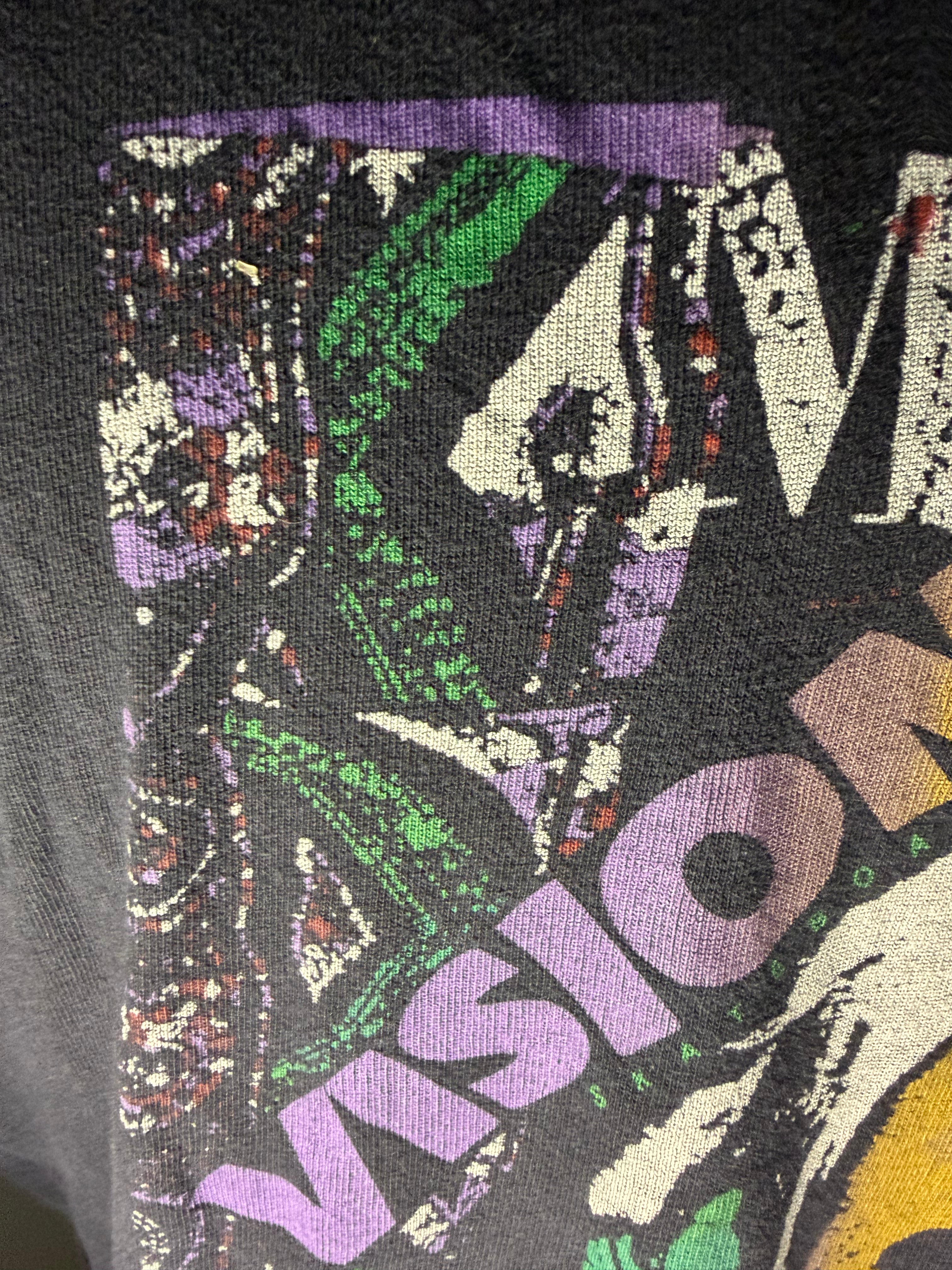 Rare Vision Skates Aggressor 1 Vintage Large Black Tee Shirt Grigley Collection 1986?