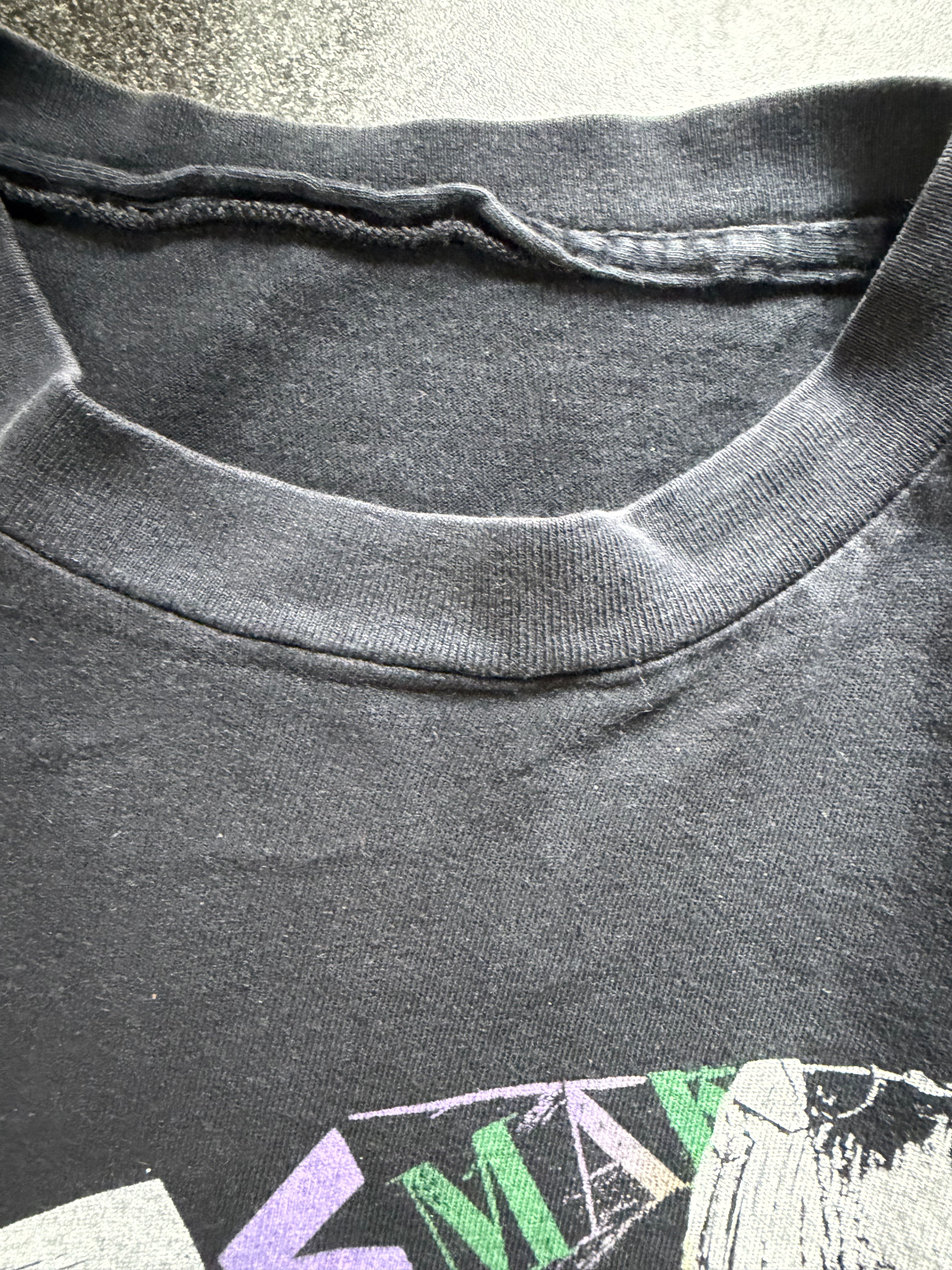Rare Vision Skates Aggressor 1 Vintage Large Black Tee Shirt Grigley Collection 1986?