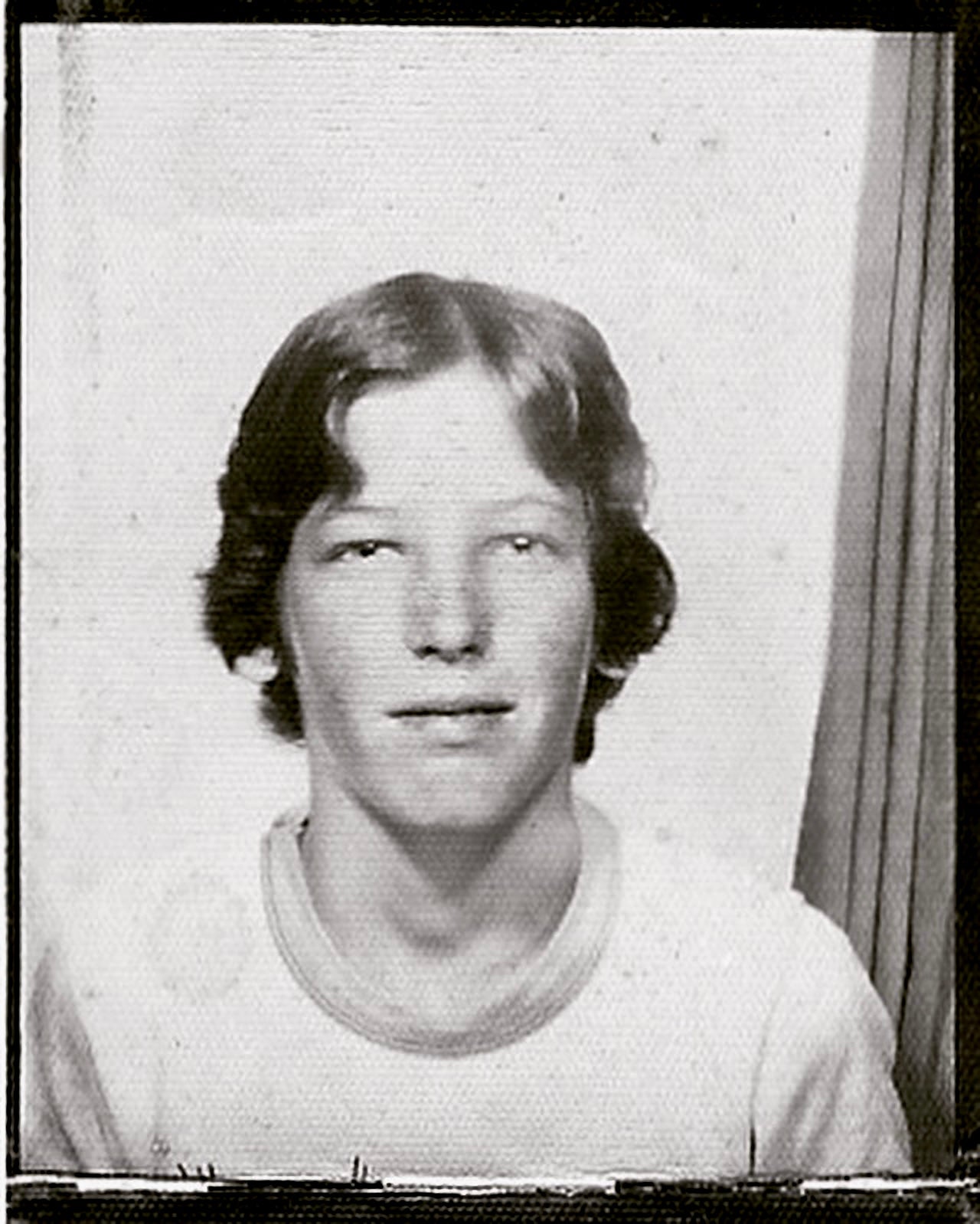 Circa 1976 B&W Mug Shot of the famous movie star John A. Grigley