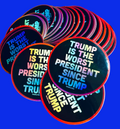 Colorful Worst Ever President Stickers