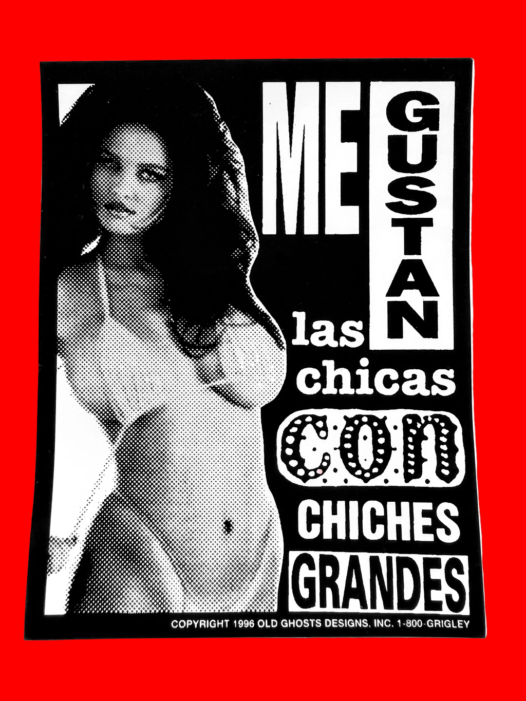 Black and white poster with text and a silhouette of a person on a textured surface