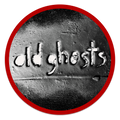 Old Ghosts 1984 Round Spray Paint Stencil Beer Coasters
