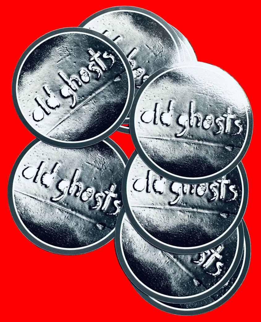 OG 1984 Round Spray Paint Stencil Logo Stickers