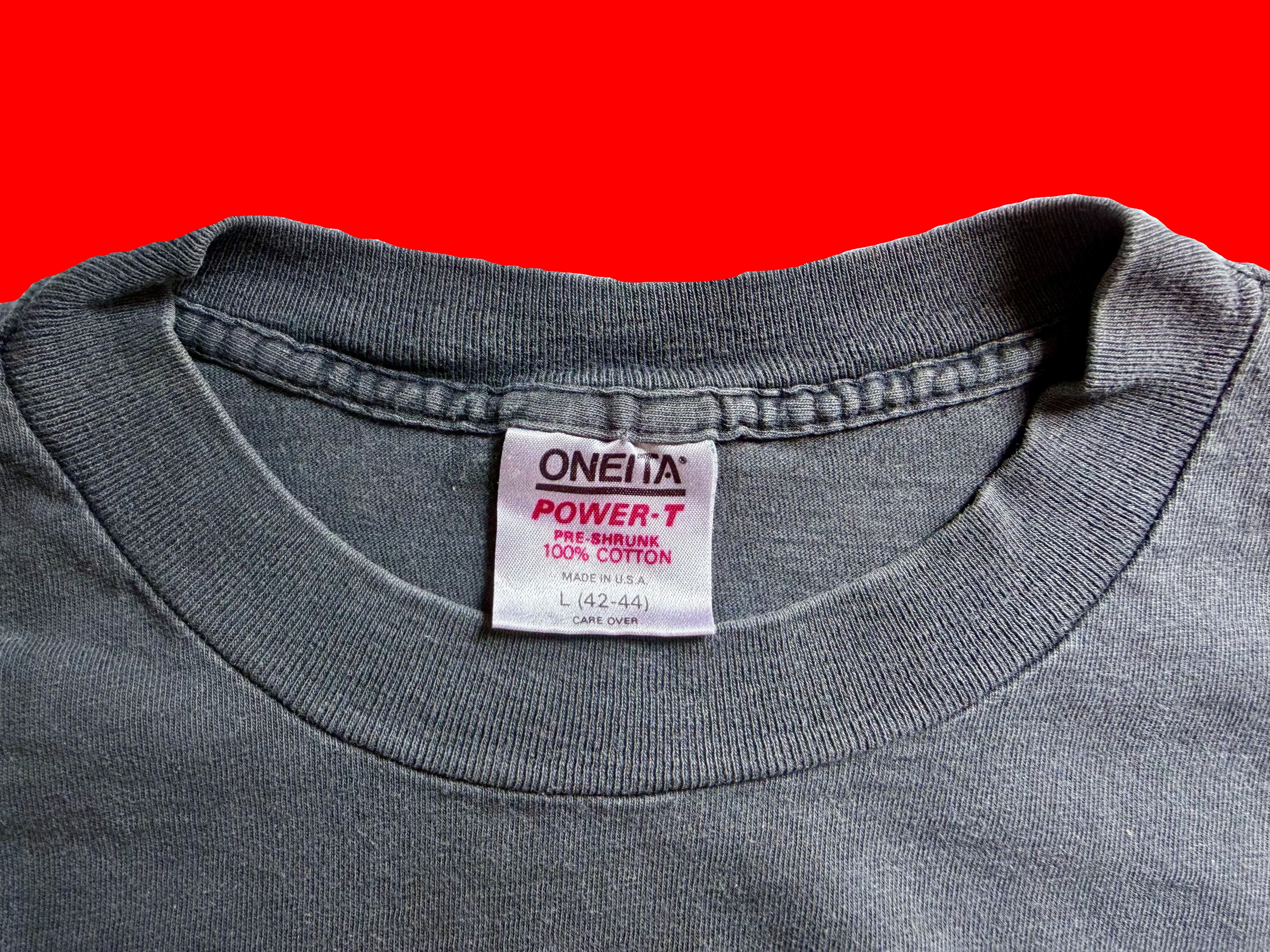 Super Rare Grigley DAMNED Logo Black Tee Shirt circa 1986!
