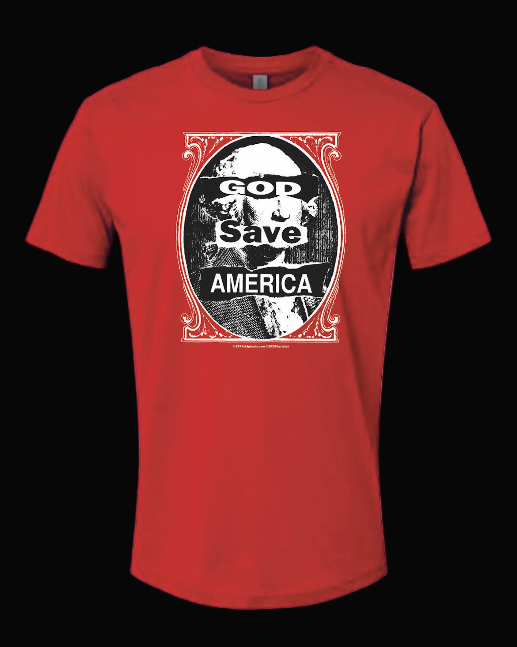 God Save America Short Sleeve Tees 1991