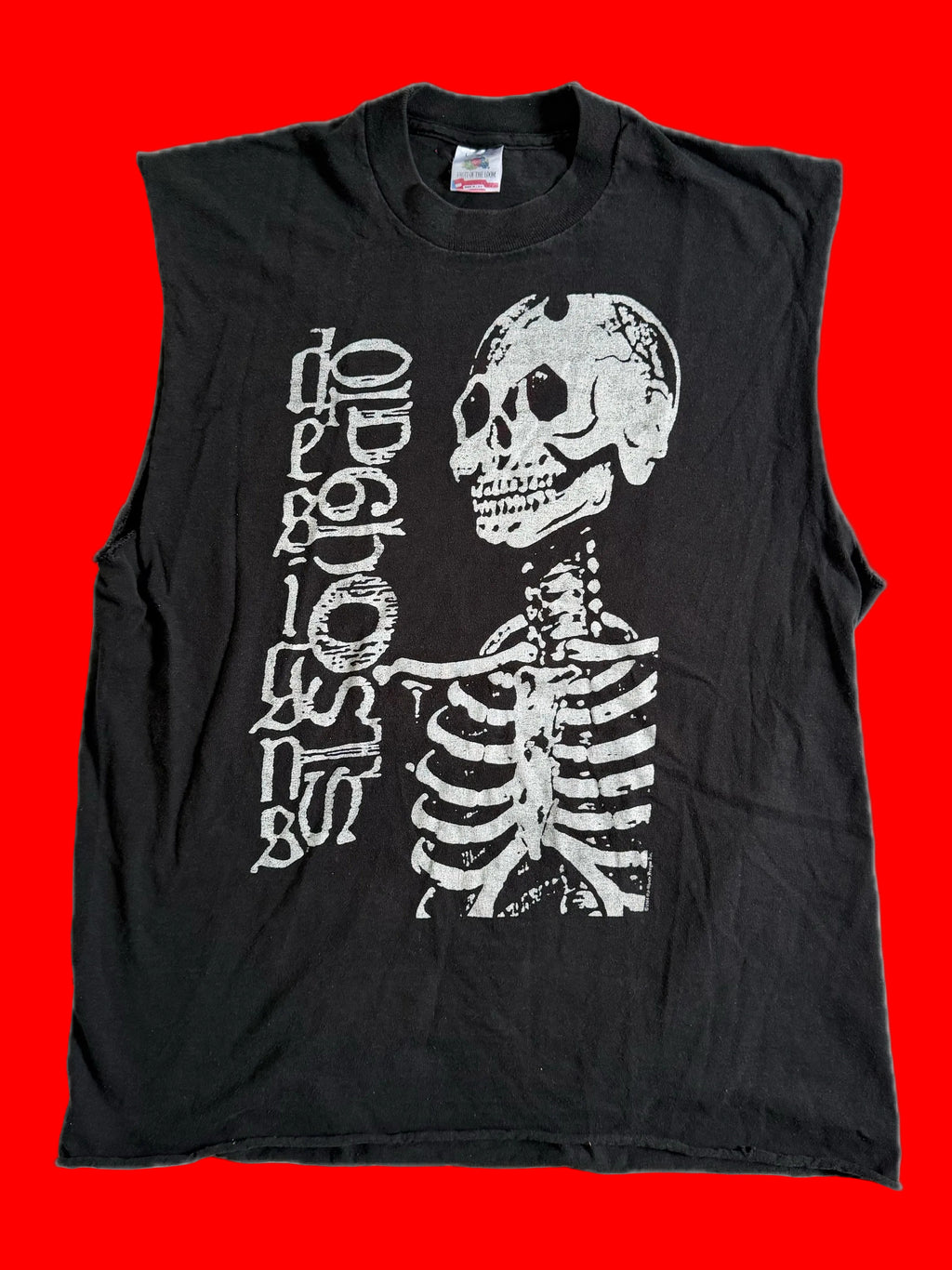 OGD Very Rare Scary Gary (Sleeves Cut) Black Vintage Tee Shirt 1989!