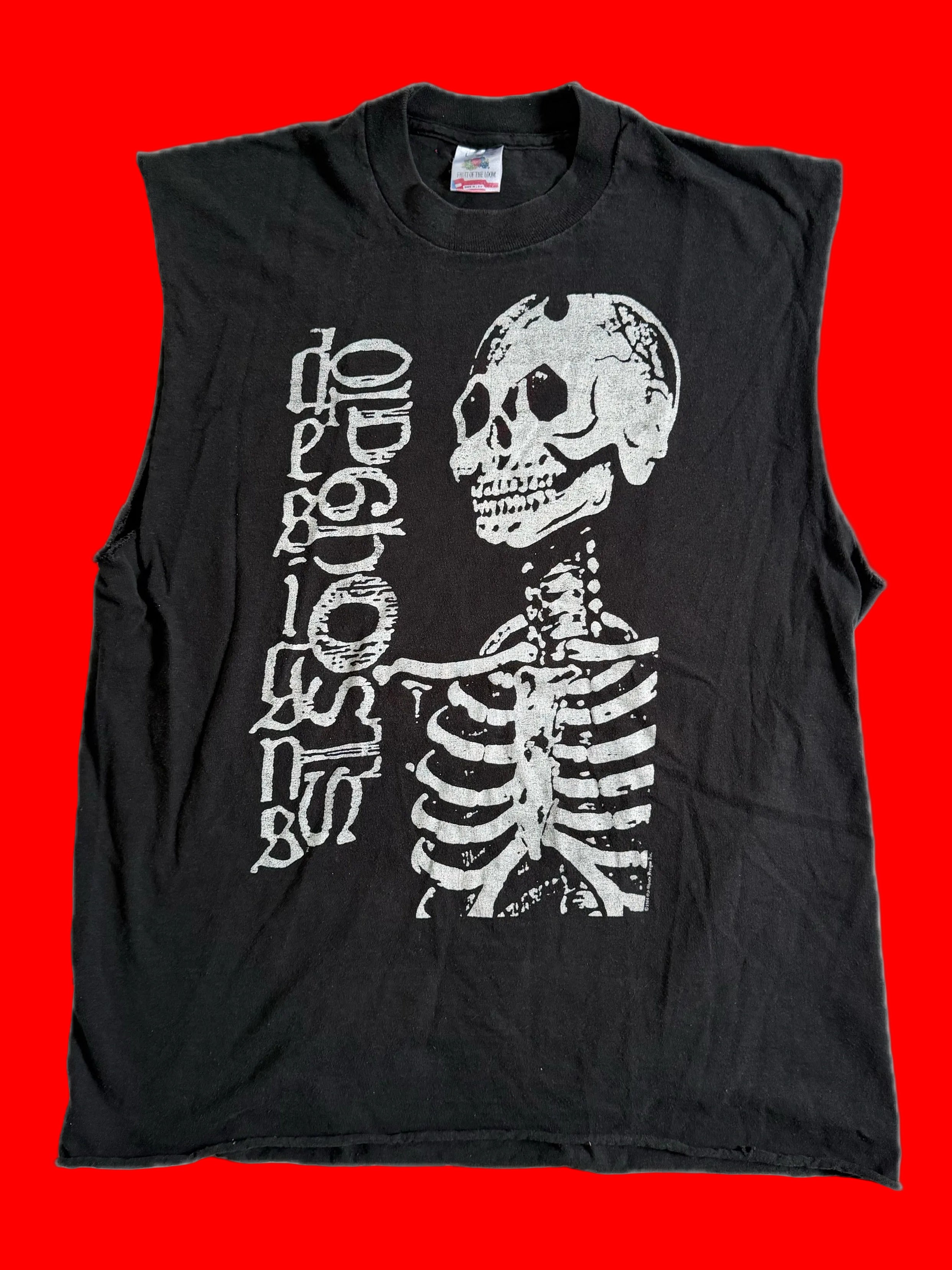 OGD Very Rare Scary Gary (Sleeves Cut) Black Vintage Tee Shirt 1989!