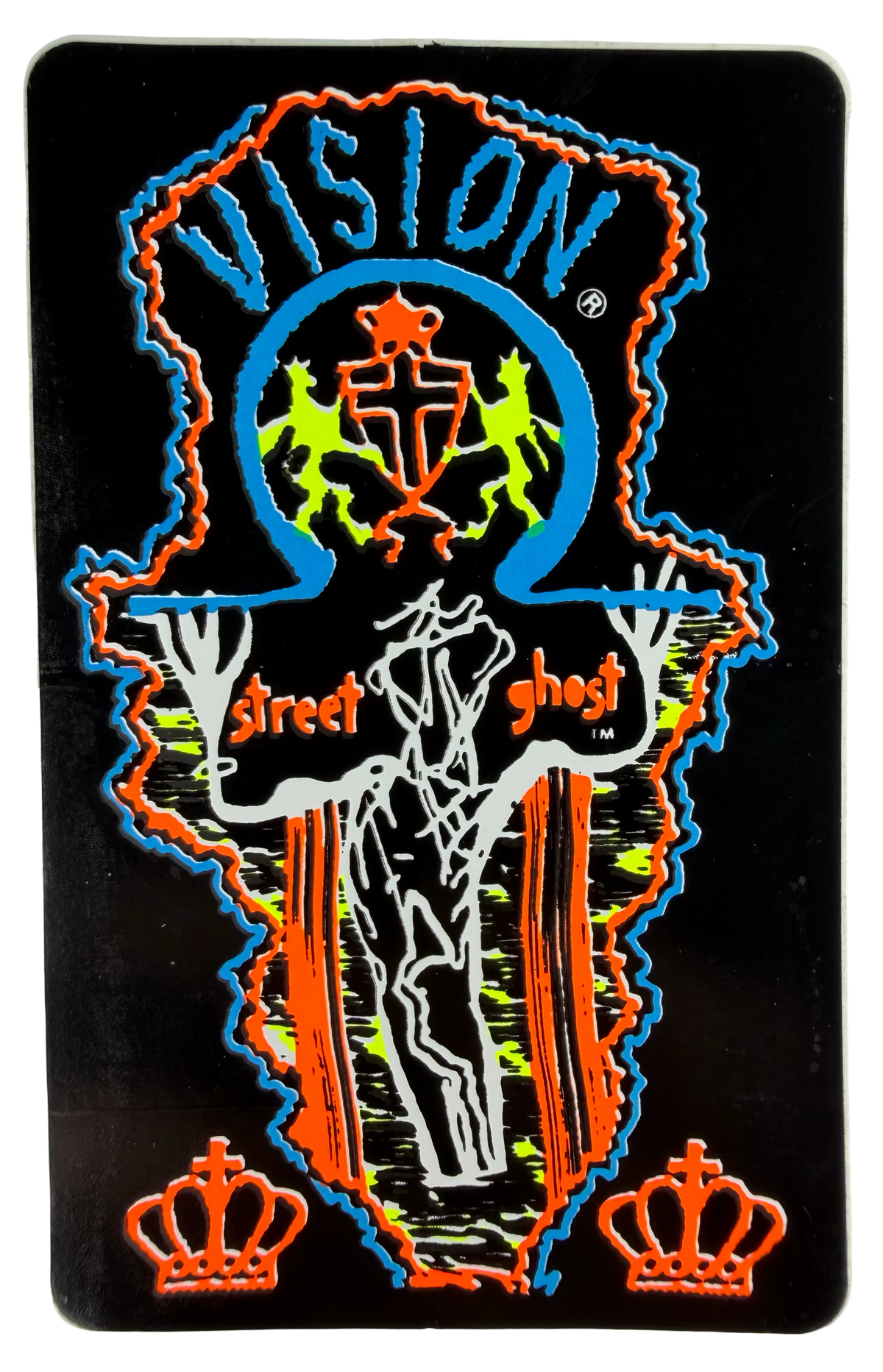 VINTAGE Vision Skates Old Ghosts Series Grigley Street Ghost Skate Decals 1985