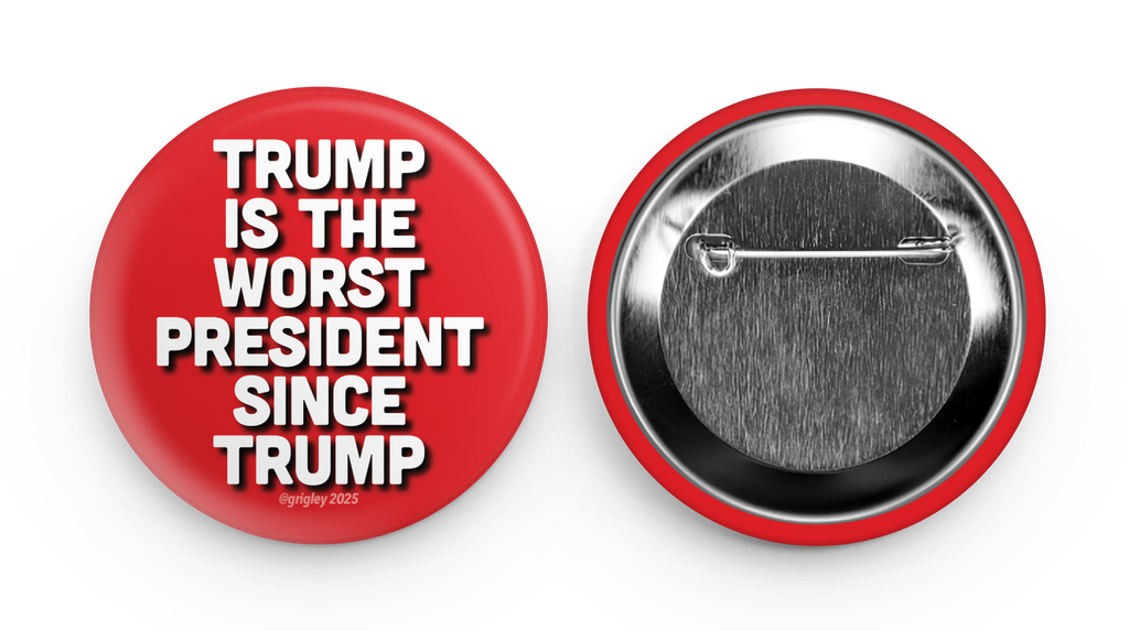 OGD Meme Theft Ring, Inc• The WORST Red 2.25 Round Buttons 2025