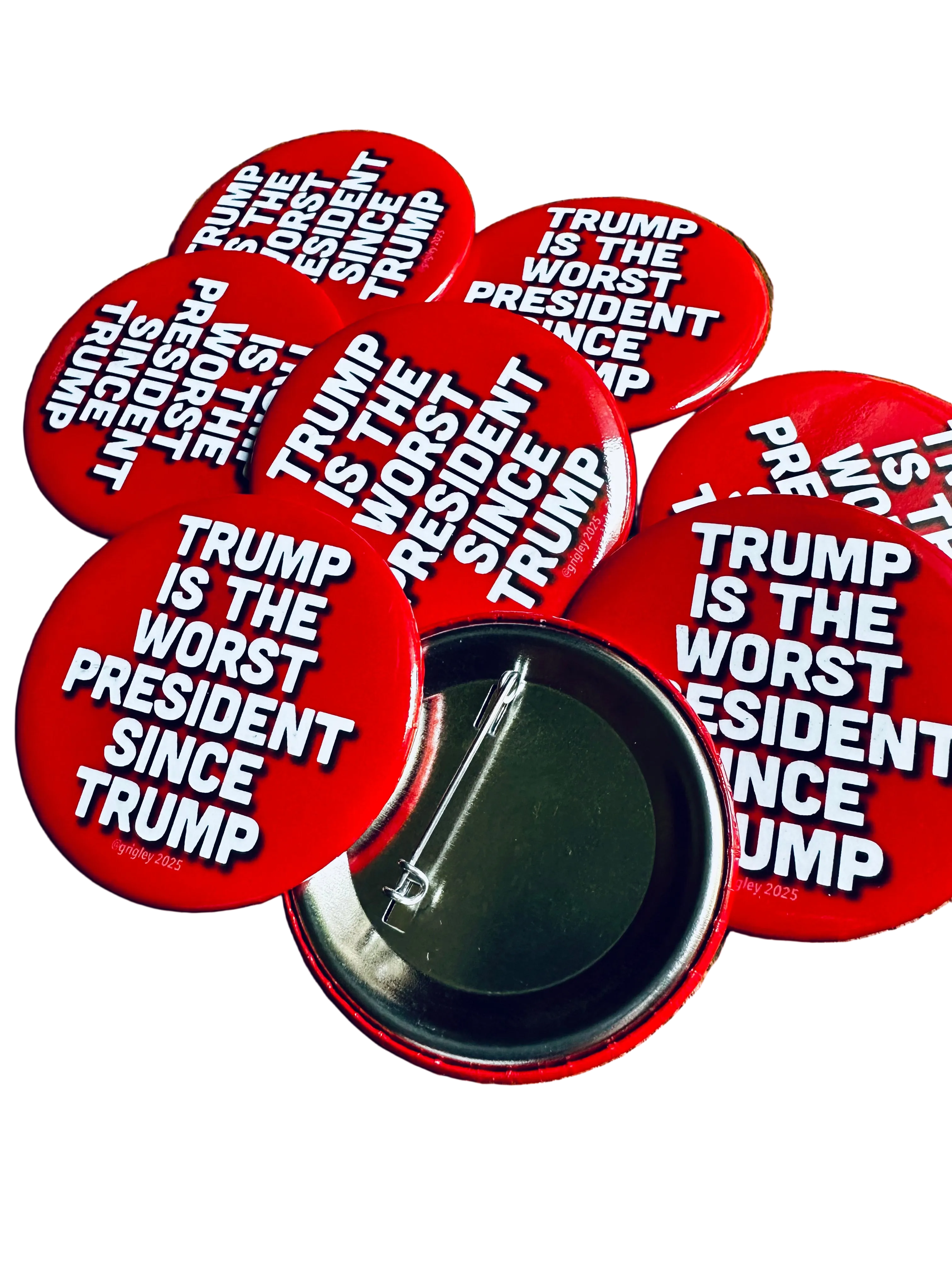 OGD Meme Theft Ring, Inc• The WORST Red 2.25 Round Buttons 2025