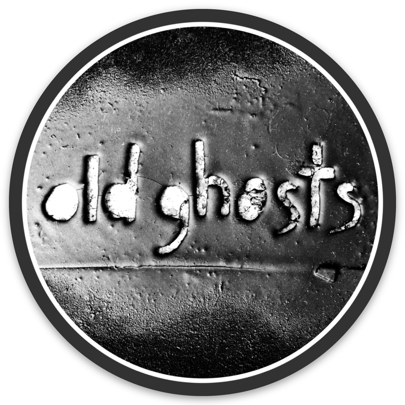 OG 1984 Round Spray Paint Stencil Logo Stickers